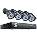 JOOAN TC-404AHD-4A 4CH AHD 720P 1.0 Megapixel analog CCTV Cameras Surveillance Security Camera System with Good Night Vision