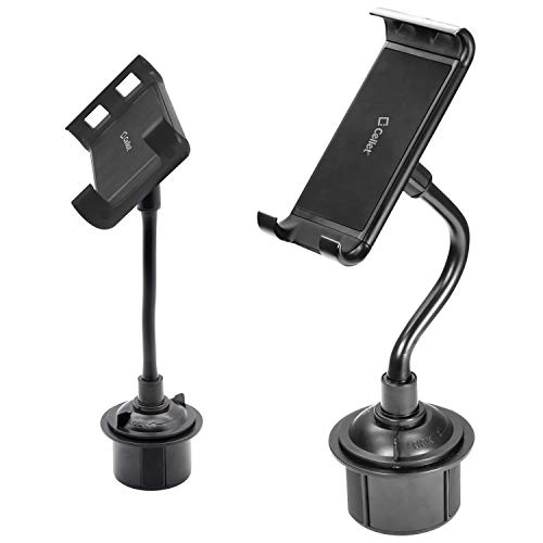 Cellet Multi-Angle Cup Holder Mount: Secure Grip for Your Tablet or Smartphone with 360-Degree Compatible for Apple iPad Pro iPhone 15 14 13 Pro Max Mini SE Galaxy S23 S22 S21 Google Pixel 8 Pro