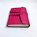 One Day Sale - Pink Bound Leather (PU) Journal - Assists Any Daily Goal / Personal Calendar Planner - Great Travel Companion - Suitable Diary & Notebook - Men & Women- Cultivates Happiness & Gratitude