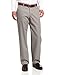 Lee Men's Total Freedom Relaxed Fit Flat Front Pant - 34W x 30L - Gray
