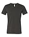 Bella + Canvas Unisex Jersey Short-Sleeve V-Neck T-Shirt L DK GREY HEATHER