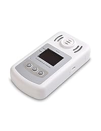 Detector de calidad del aire Qooarker   Pruebas precisas Monitor de formaldehído (HCHO) también PM2.5   PM10, Medidor de calidad del aire de prueba TVOC con indicador de tiempo para detección de interiores Detección al aire libre en automóviles