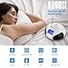 August SE20 - Mini Bluetooth MP3 Stereo - Portable Radio with Powerful Bluetooth Speakers - FM Alarm Clock Radio with SD Card Reader, USB and AUX in - White