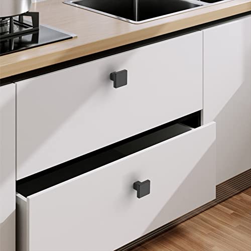 Amerdeco 10 Piece Black Kitchen Knobs and Pulls Vintage Knobs Cupboard Knobs and Pulls Kids Zinc Alloy Door Handle Single Hole UK0030