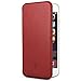 Twelve South SurfacePad for iPhone 6/6s, red | Ultra-slim luxury leather cover + display stand
