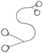 Peerless Handcuff Company 700CTC-32 Dual Restraint Transport Chain