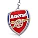 Official Soccer Team Football Club Logo Metal Pendant Keychain (Arsenal F.C.)