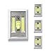 [New Version] TOMOL Super Bright COB LED Cordless Switch Light, Tap Light, Battery Operated LED Night lights, Under Cabinet, Shelf, Closet, Nightlight Kitchen RV 4-pack