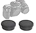 ( 2 Packs) Fotasy Rear Lens Cover Camera Body Cap for Canon EOS DSLR Camera Lenses, Canon EF/ Efs Lens Rear Cap Body Cap
