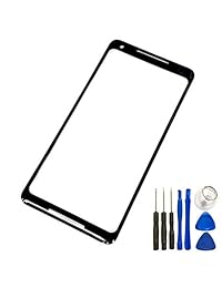 1 lente de panel exterior para Pixel 2 XL lente frontal de cristal táctil pantalla exterior de repuesto + herramientas