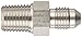 Eaton Weatherhead 5217X4X4 Stainless Steel SAE 37 Degree (JIC) Flare-Twin Fitting, Adapter, 1/4