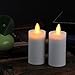 Calm-life Classic Pillar Real Flame-effect Flameless LED Candles 1.5