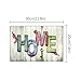eZAKKA Diamond Painting Kits, Diamond Art Kits for Adults Square Full Drill for Home Wall Decor, Home Letter, 12x8 Inches