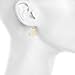 Lux Accessories Christmas Holiday Winter Gold Tone Snowflake Drop Earrings