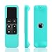 Remote Case for Apple TV 4K/4th Generation, Silicone Remote Cover Sleeve Lightweight [Anti Slip] Shock Proof Skin Protective Case for Apple TV 4K Siri Remote Controller (Turquoise)