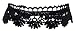 Zivyes Black Lace Floral Choker Punk Gothic Tattoo Necklace for 90s Women Girls (Style-B-6pcs)