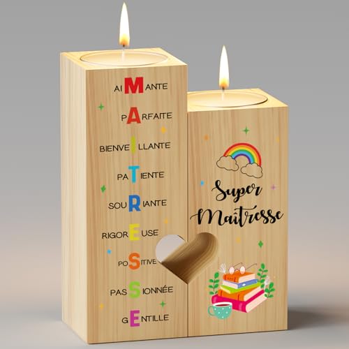 Tulolvae Teacher Gift End of Year, Candelabra Thank You Best Gifts Women Teacher Birthday Graduation Christmas Idea