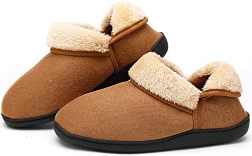 HomyWolf Unisex Cotton House Slippers, Warm Soft Slipper for Indoor/Outdoor