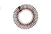 5 pcs set Hair Comb Headbands Stretch Flexible Plastic Circle