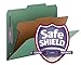 Smead Pressboard Classification File Folder with SafeSHIELD Fasteners, 1 Divider, 2