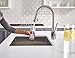 Pfister F529FCYS Clarify Xtract Pull Down Kitchen Faucet with Integrated GE Filtration System, Stainless Steel