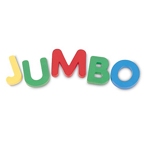 Learning Resources Jumbo Magnetic Uppercase Letters, 40-Piece
