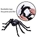 Figoal 2 Pack Giant Halloween Spider Halloween Decorations Virtual Realistic Hairy Spider Halloween Outdoor Decoration （4FT + 5FT）