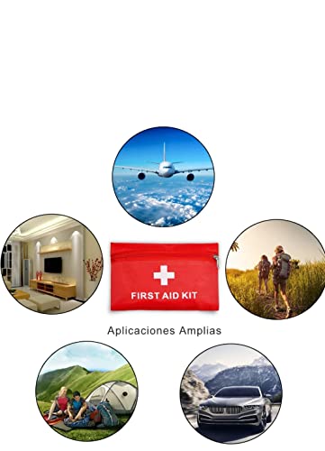 First aid kit, 50 pieces of different items approved for car home camping hunting travel outdoor hiking camping very complete (1)