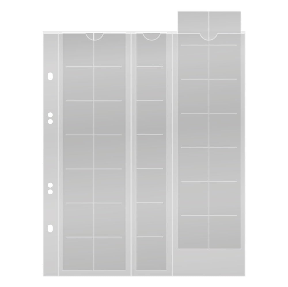 Coin pages UNIVERSAL for 35 coins, 5 pieces (Lindner MU35)