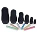 BestPysanky Set of Six Blackboard Plastic Nesting Dolls with Chalks DIY Craft
