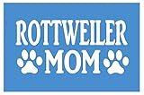 Rottweiler Mom sticker *H325* 8.5 inch wide vinyl dog rottie schutzhund