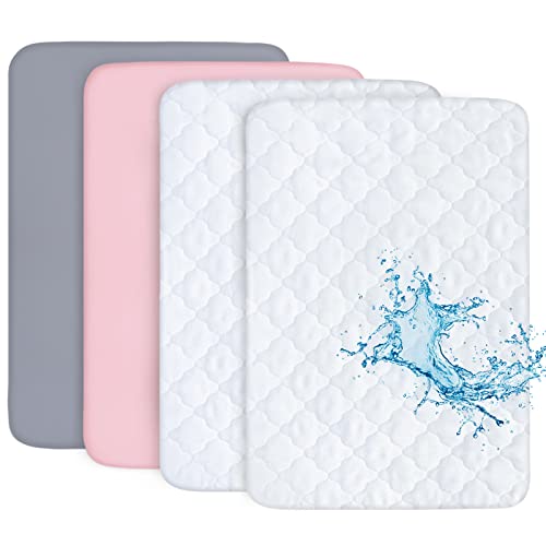 Pack and Play Sheets and Waterproof Pack n Play Mattress Protector Pad