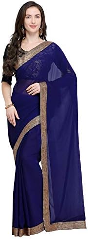 Anand Sarees chiffon with blouse piece Saree