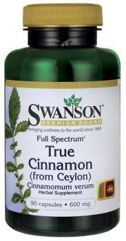 Swanson Full Spectrum True Cinnamon 600 Milligram, 90 Caps (Pack of 2) Swanson Full Spectrum True Cinnamon 600 Milligram, 90 Caps (Pack of 2)