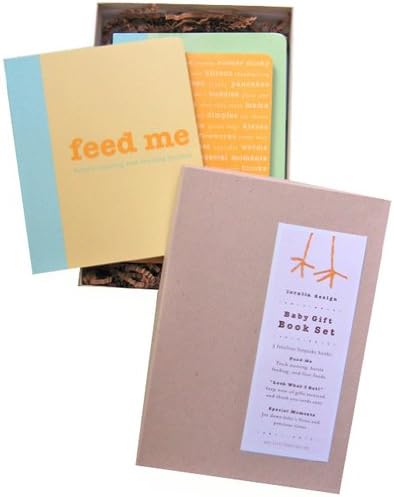 Loralin Design Baby Gift Box Set with Feed Me, Special Moments and Look What I Got Journal