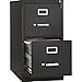 Hirsh 22-in Deep Metal 2 Drawer Letter Width Vertical File Cabinet Black