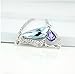 Superbaby Butterfly Breaking Cocoon Necklace MADE WITH SWAROVSKI ELEMENTS Aquamarin + Gift Box