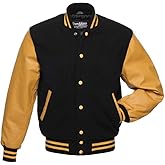 Stewart & Strauss Wool and Vinyl (Faux Leather) Varsity Jackets