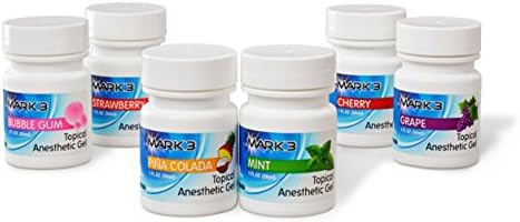 Cargus 1605 Topical Anesthetic Gel Bubble Gum, 1 oz. Jar, Mark3