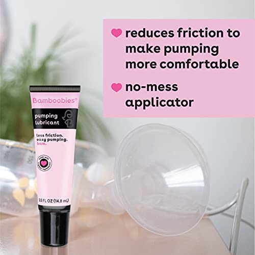 Bamboobies Women's Breast Pump Lubricant and Nipple Cream, Coconut Oil
