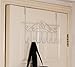 Over Door Hook Coat Hanger, Marrywindix 7 Hooks Metal Over the Door Rack Hanger Hooks Organizer (White)