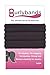 Burlybands Large Hair Ties for Thick, Heavy or Curly Hair - Non-Slip, Non-Damage, Seamless Women's Ponytail Scrunchies - Brown, 3 Pcs