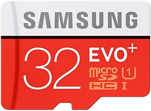 Samsung EVO + Micro SD 32G SDHC 80mb/s Grade Class10 Memory Card C10 UHS-I TF/SD Cards (32GB U1 R95MBs)