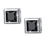 S925 Sterling Silver Stud Earrings for Men Women CZ Earrings
