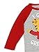 Daniel Tiger Toddler Boys Girls Long Sleeve Tee (3T, Red/Grey)