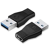Onvian USB C to USB 3.0 Adapter, 2-Pack USB 3.1 Type C Female to USB 3.0 A Male Adapter Converter Support Data Sync and Charging