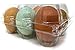12 Pack Premium Clear Plastic Reusable Half Dozen Egg Container Carton with Labels Holds 6 Large Eggs