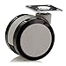 Katu BK-GB6005-23 Set of 4 Furniture Swivel Plate Caster with Brake for hardwood floors, Diameter 2 3/8