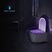 GLAWEE Toilet Night Light with Function of Aromatherapy and UV Sterilizer, Motion Activated, 16-Colors of LED Light for Toilet Bowl