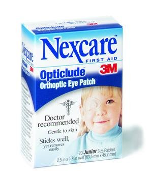 Nexcare Opticlude Orthoptic Eye Patches - 2 1/2" x 1", Junior - 20 Each/Pack